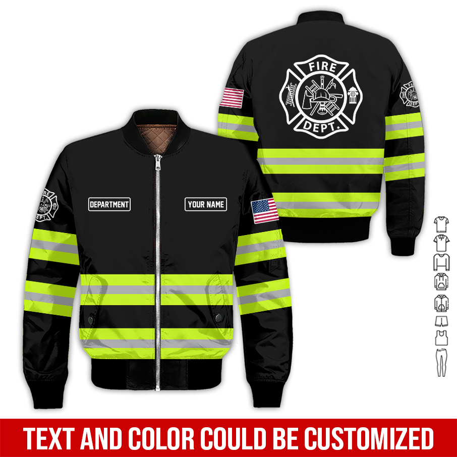 5950100-personalized-name-love-firefighter-quarter-zip-hoodie-zm200-9.jpg Custom Love Firefighter Hoodie - photo 9