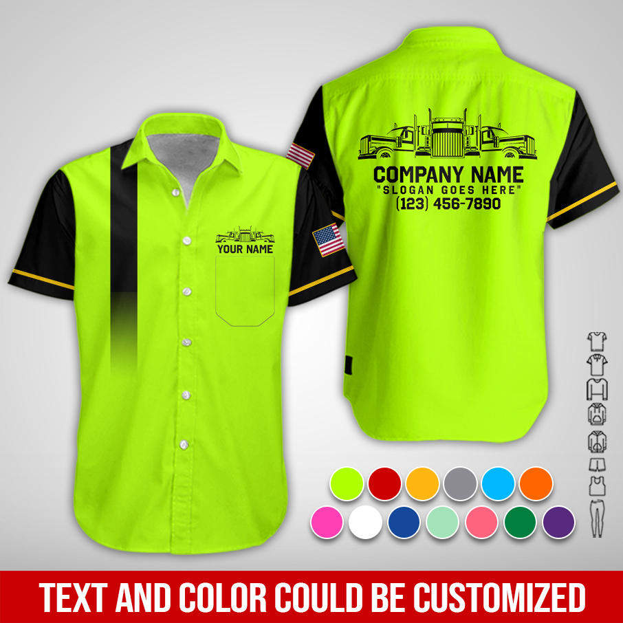 Pocket-Custom Semi Truck Uniform Hoodie - photo 3