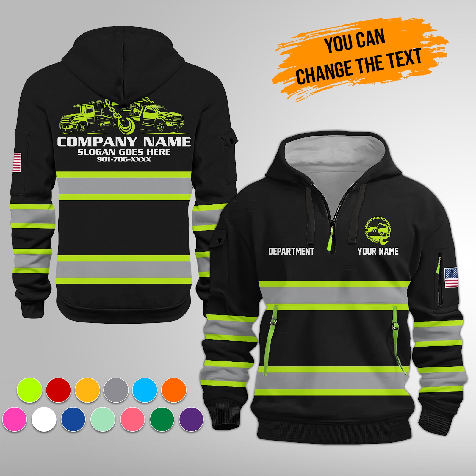 Custom Tow Truck 3D All Over Printed Clothes - photo 134