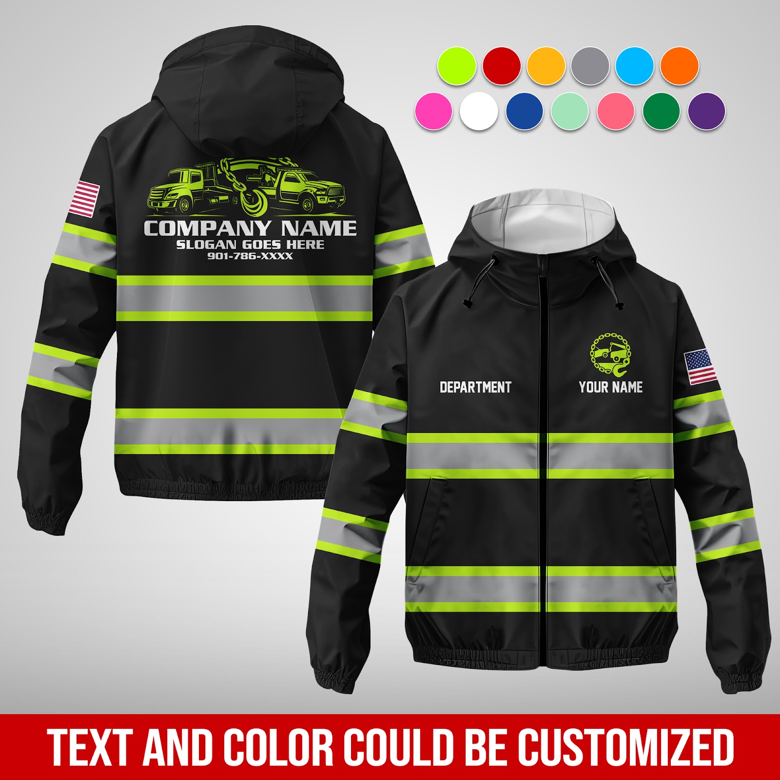 Custom Tow Truck 3D All Over Printed Clothes - photo 120