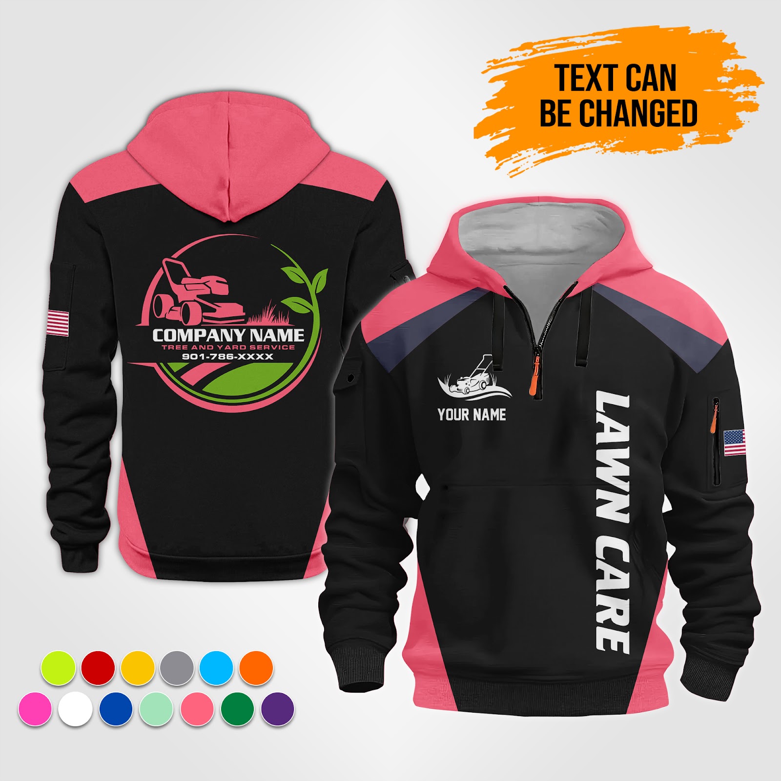 5960323-personalized-name-lawn-care-quarter-zip-hoodie-op704-11.jpg Custom Lawn Care Quarter Zip Hoodie - photo 11