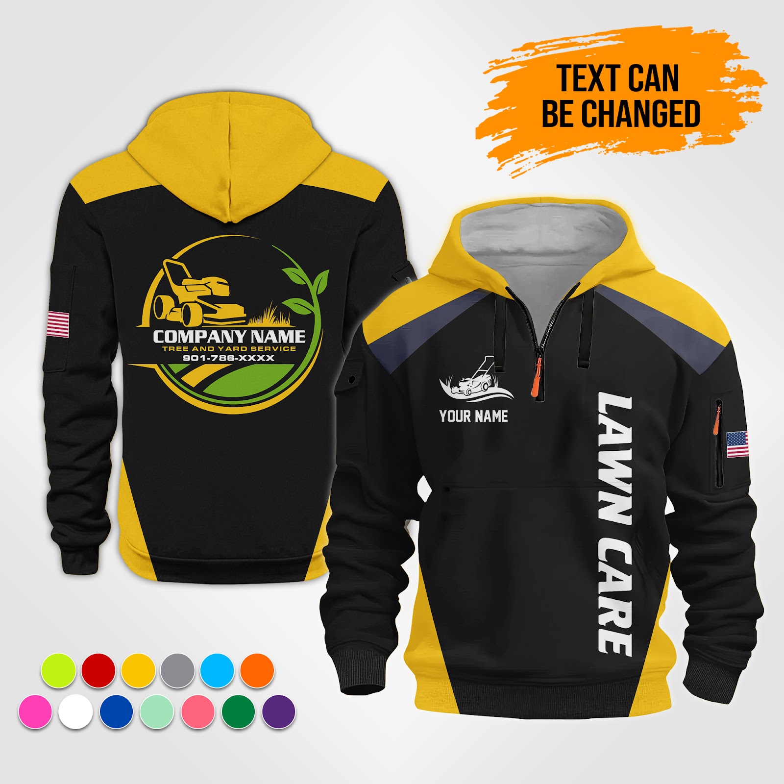 5960323-personalized-name-lawn-care-quarter-zip-hoodie-op704-3.jpg Custom Lawn Care Quarter Zip Hoodie - photo 3