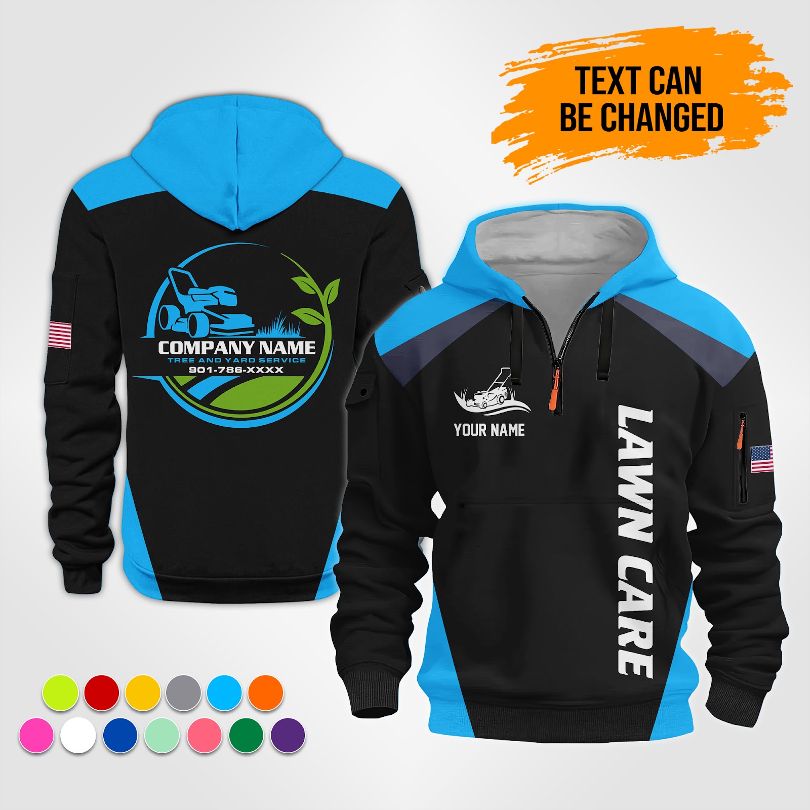 5960323-personalized-name-lawn-care-quarter-zip-hoodie-op704-5.jpg Custom Lawn Care Quarter Zip Hoodie - photo 5