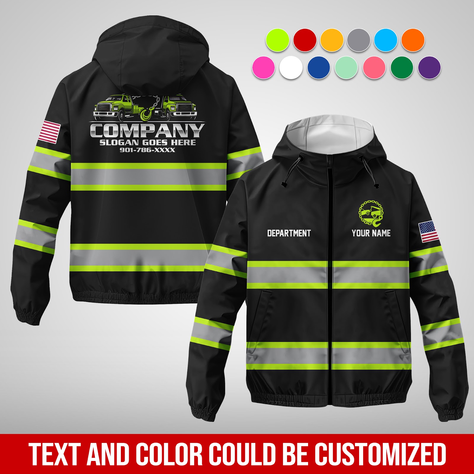 Custom Tow Truck 3D Hoodie - photo 167