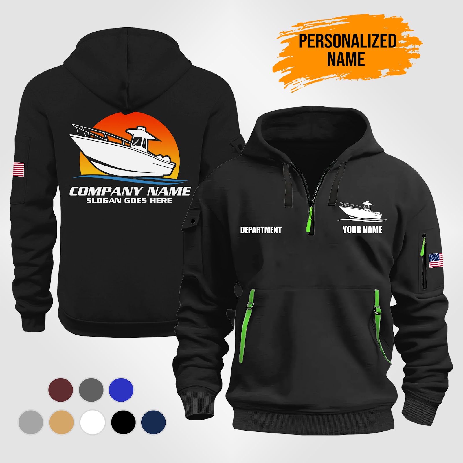 5970398-personalized-name-boat-service-best-uniform-3d-printed-quarter-zip-hoodie-pc190-2.jpg Custom Boat Service Best Uniform 3D Printed - photo 2