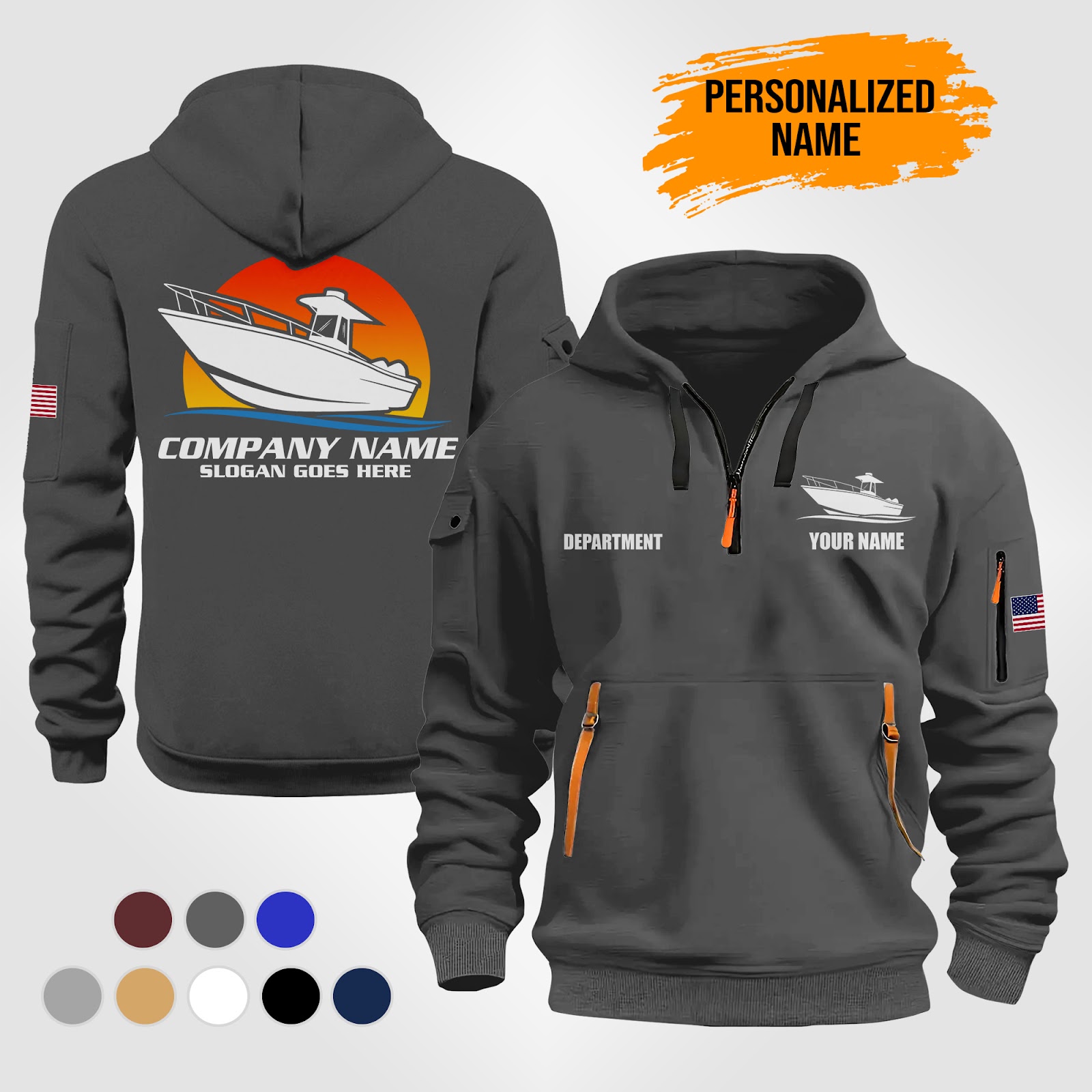 5970398-personalized-name-boat-service-best-uniform-3d-printed-quarter-zip-hoodie-pc190-4.jpg Custom Boat Service Best Uniform 3D Printed - photo 4
