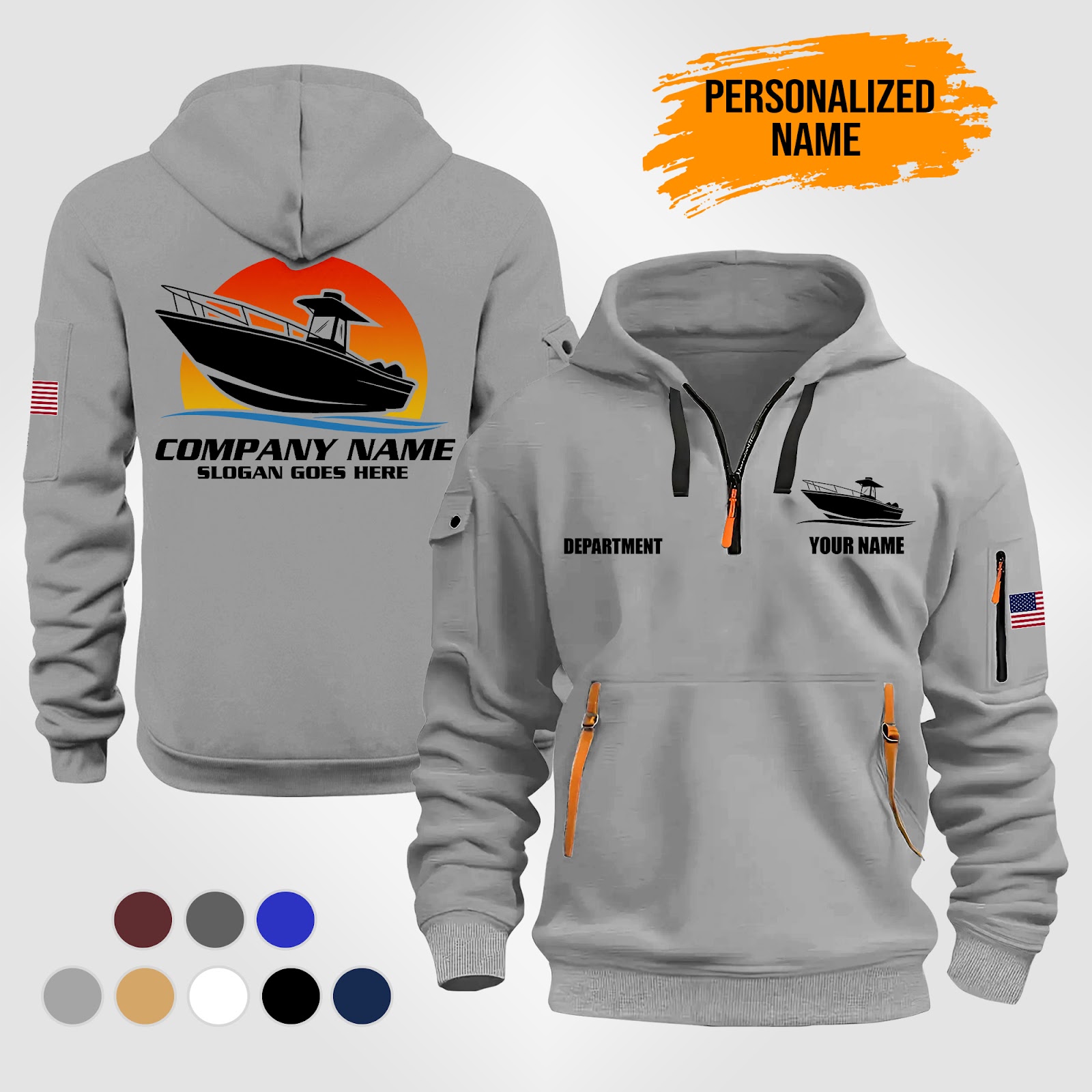 5970398-personalized-name-boat-service-best-uniform-3d-printed-quarter-zip-hoodie-pc190-6.jpg Custom Boat Service Best Uniform 3D Printed - photo 6