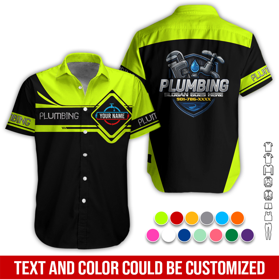 Custom Plumbing 3D Hoodie - photo 3
