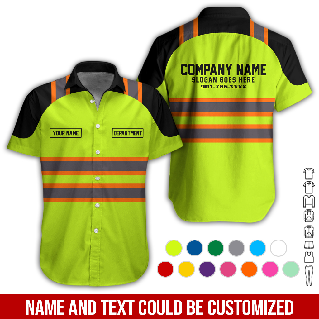 Hi-Vis Safety Work Hoodie – Custom Name, - photo 3