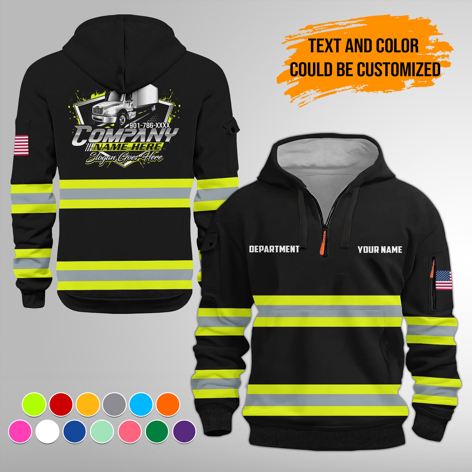 Custom Box Truck 3D Hoodie