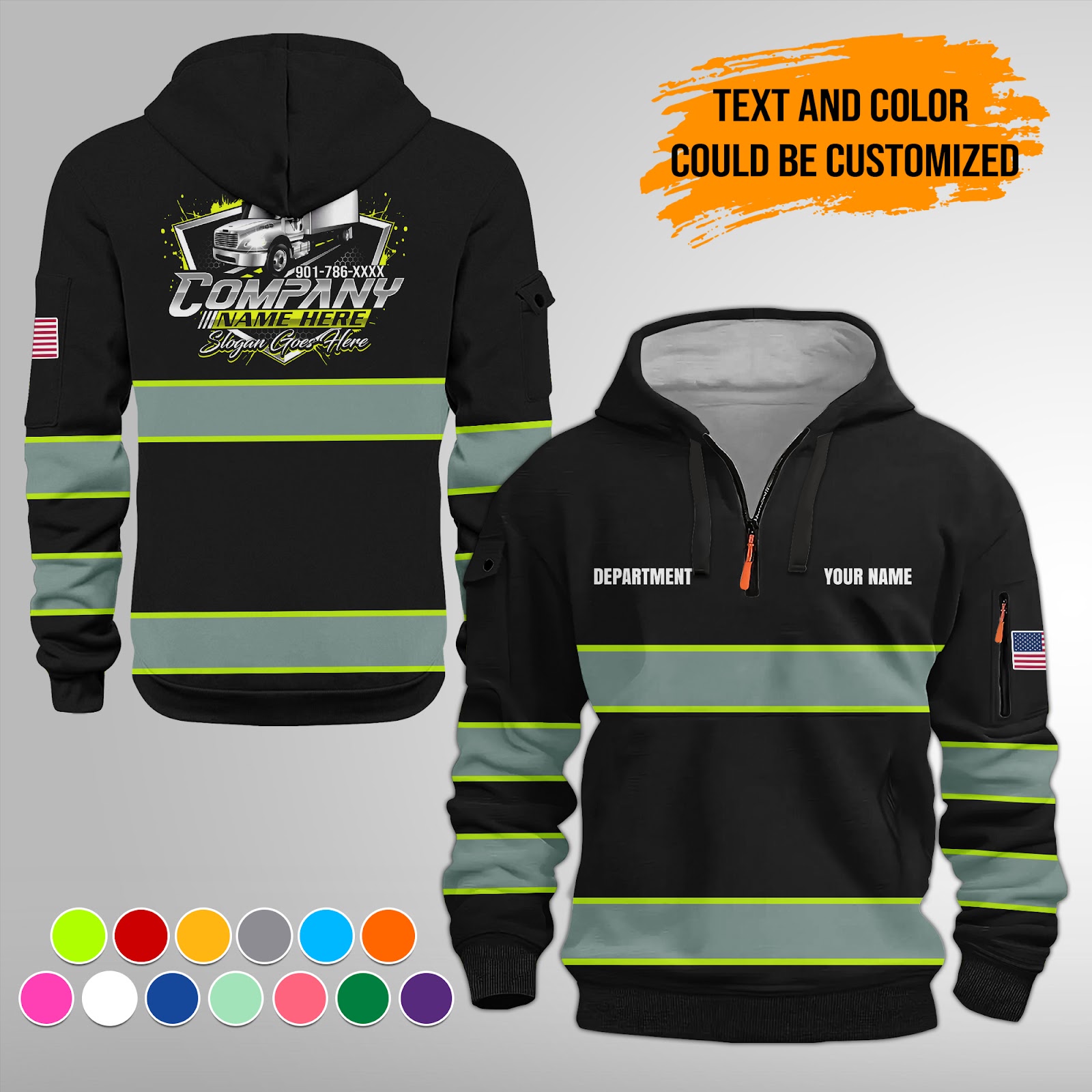 Custom Box Truck 3D Hoodie