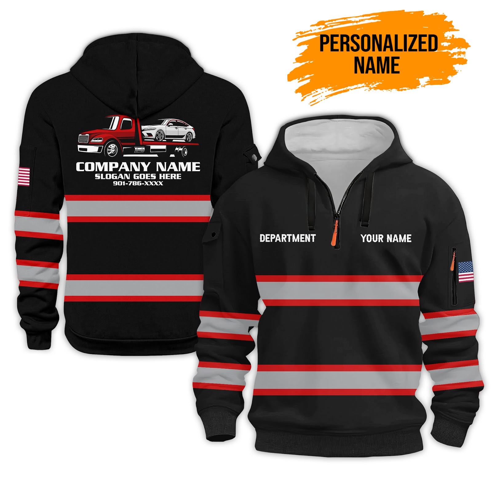 Custom Tow Truck 3D Hoodie - photo 118