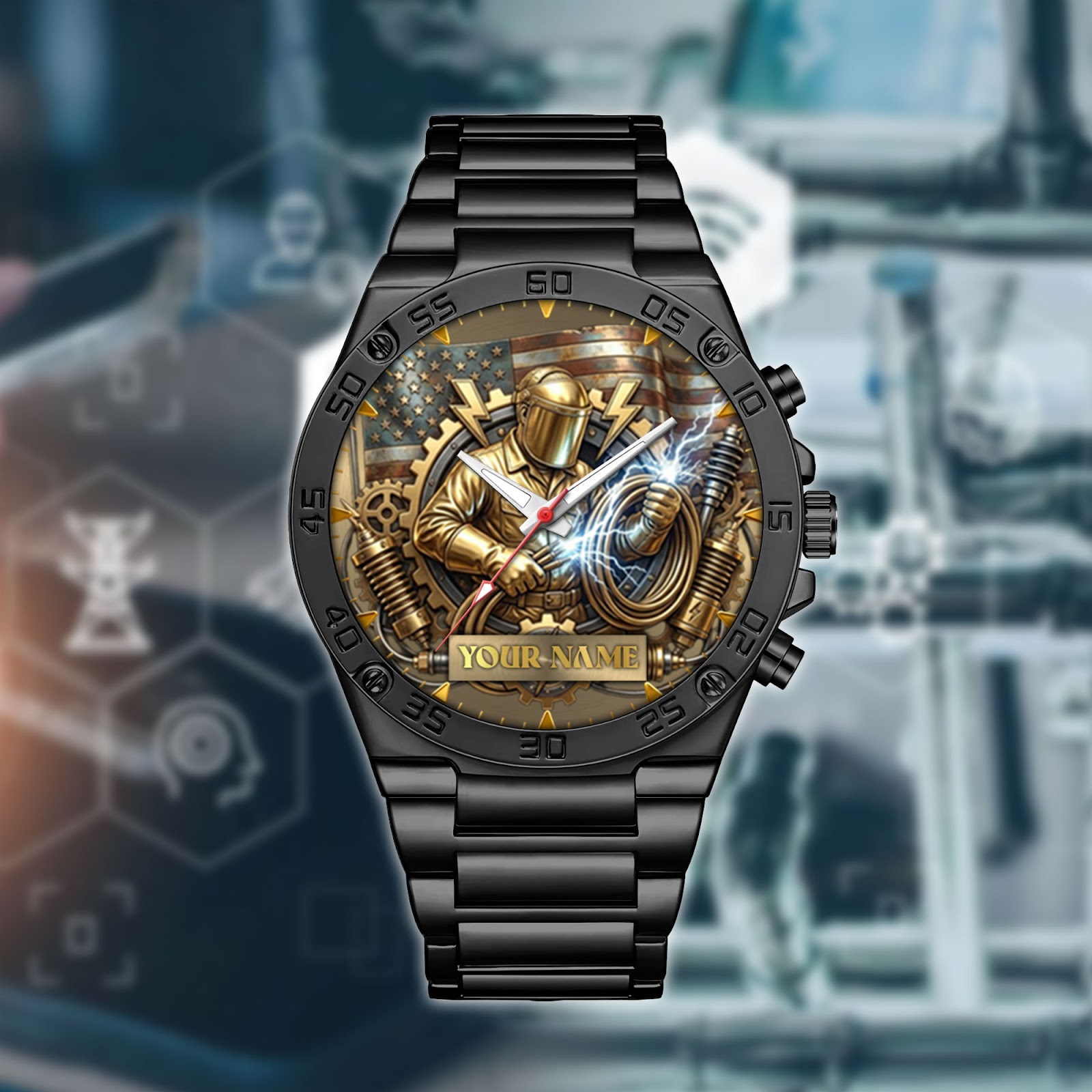 Custom Electrical Stainless Steel Watch - photo 7