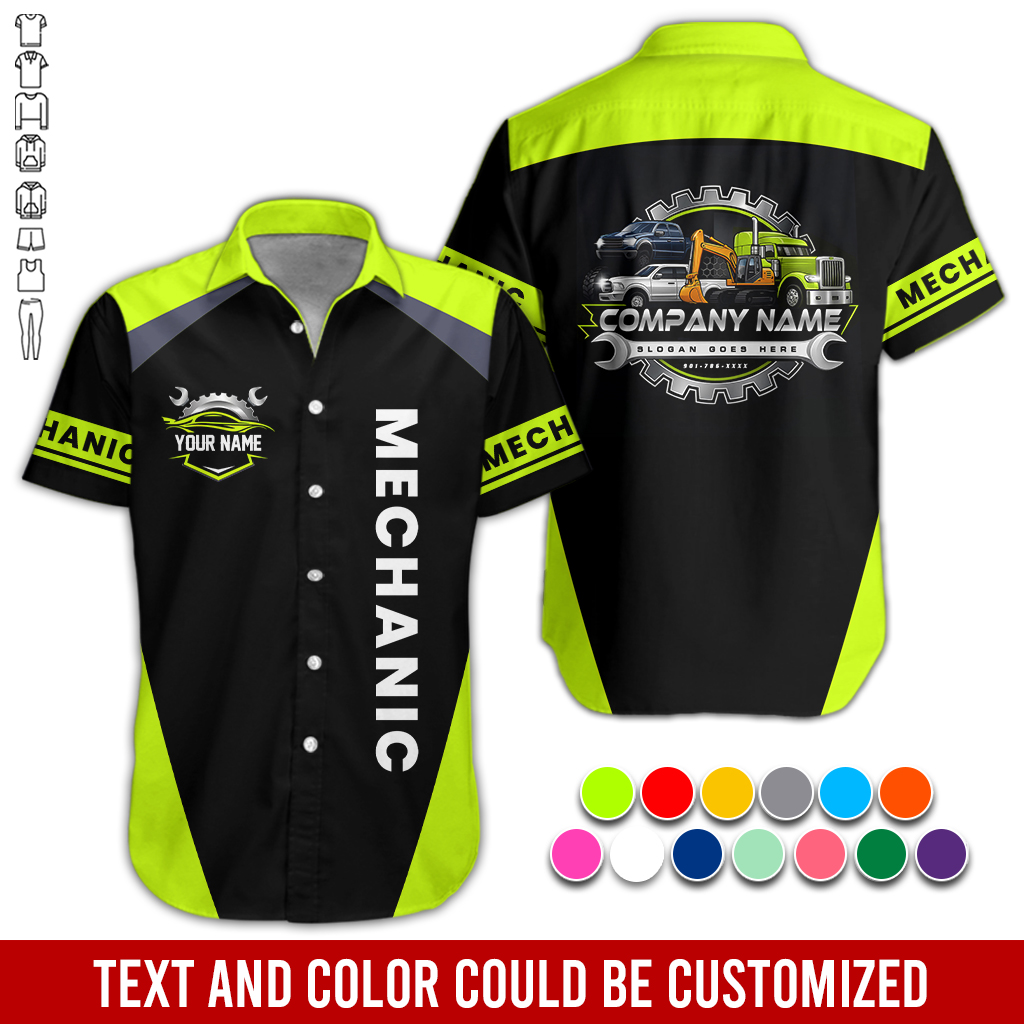 Custom Mechanic Style 3D Hoodie - photo 3