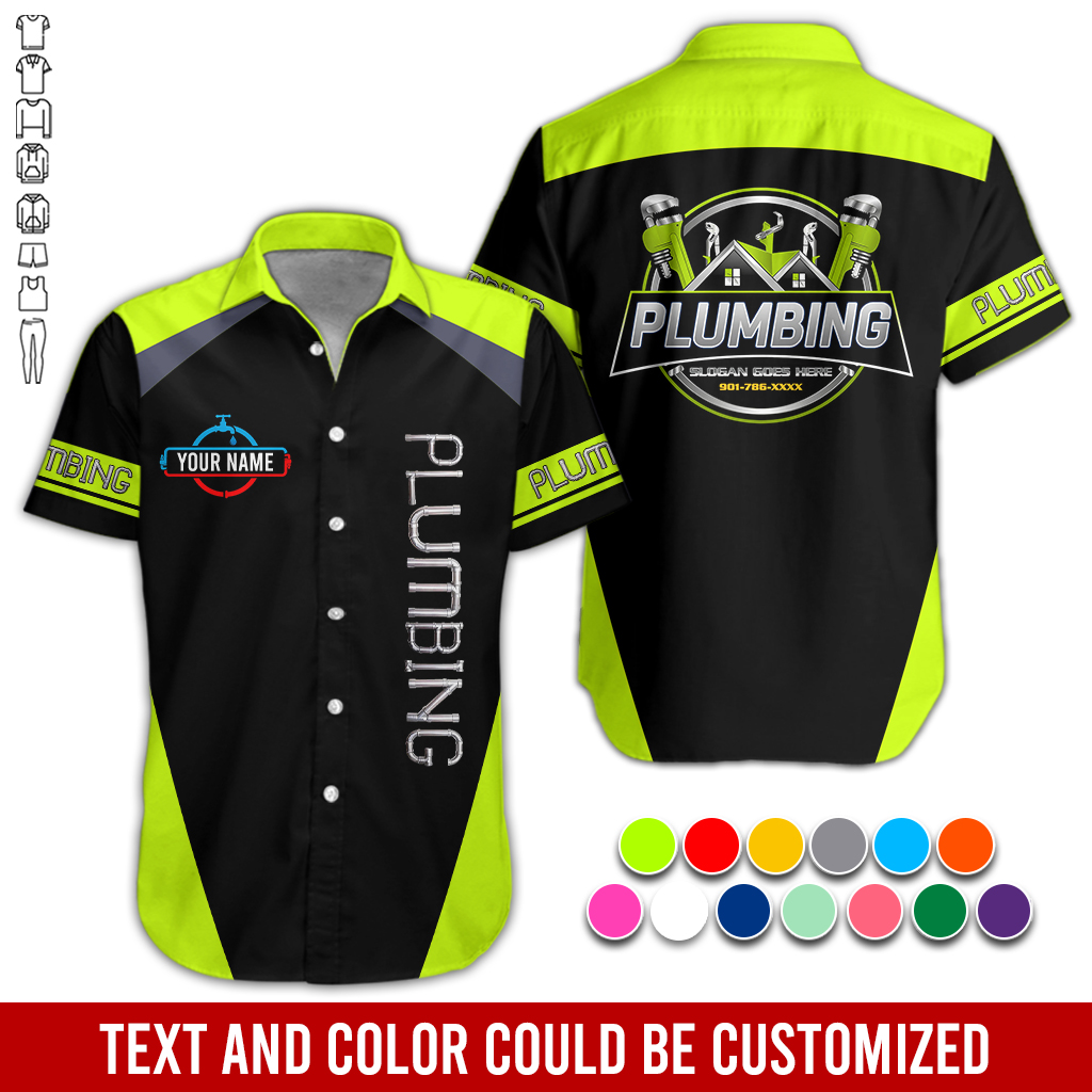 Custom Plumbing 3D Hoodie - photo 3