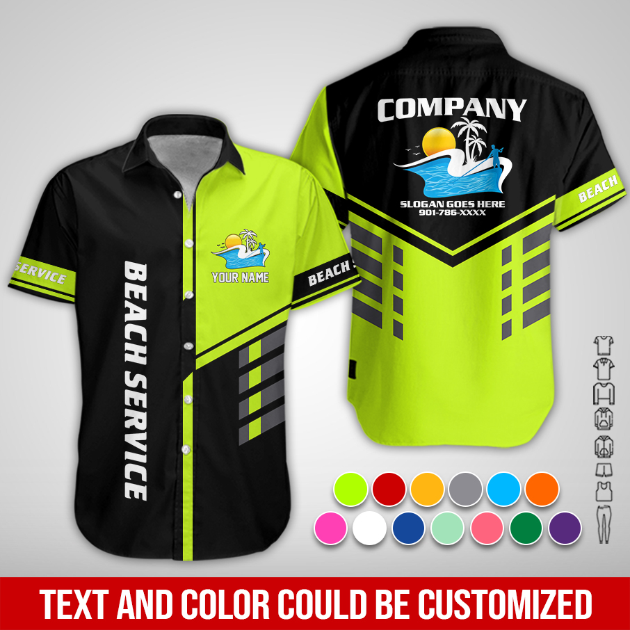 Custom Beach Service Best Uniform 3D Hoodie - photo 3