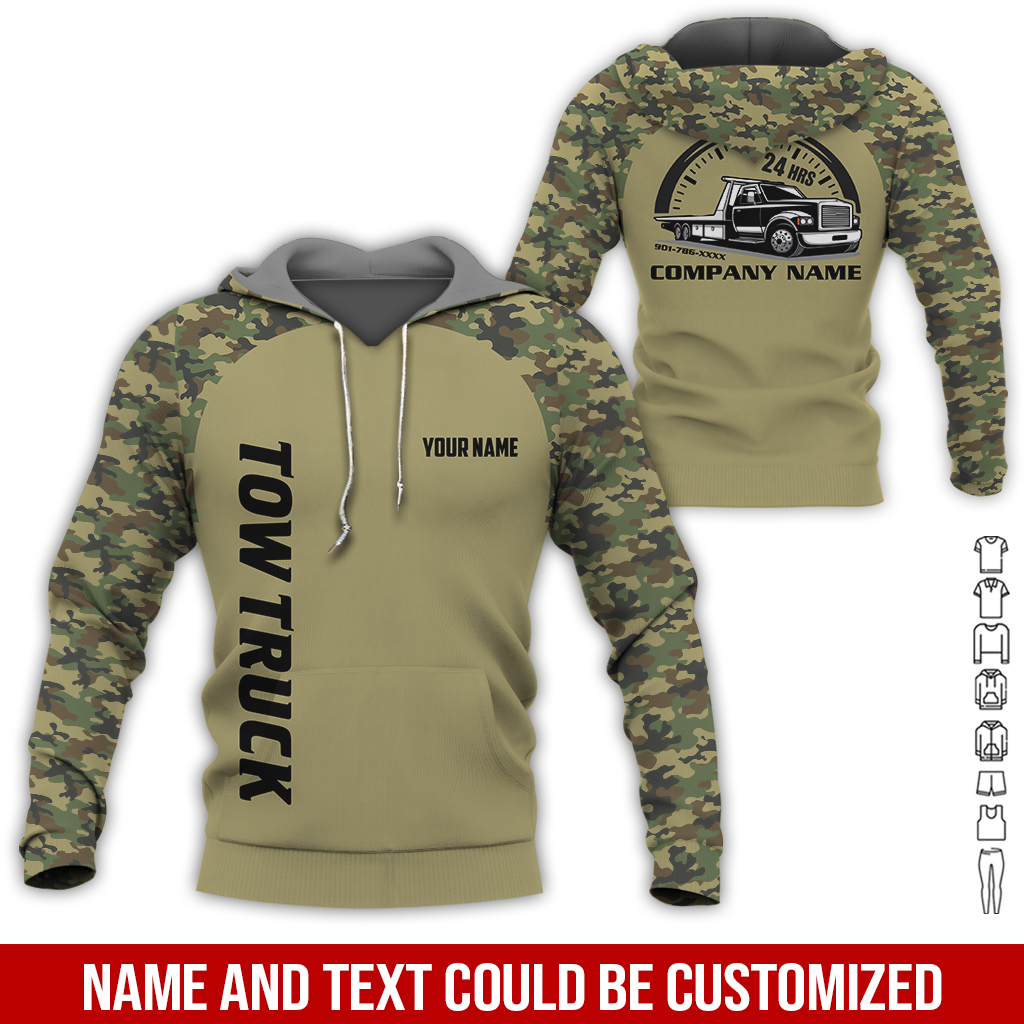 Custom Tow Truck 3D Hoodie - photo 5