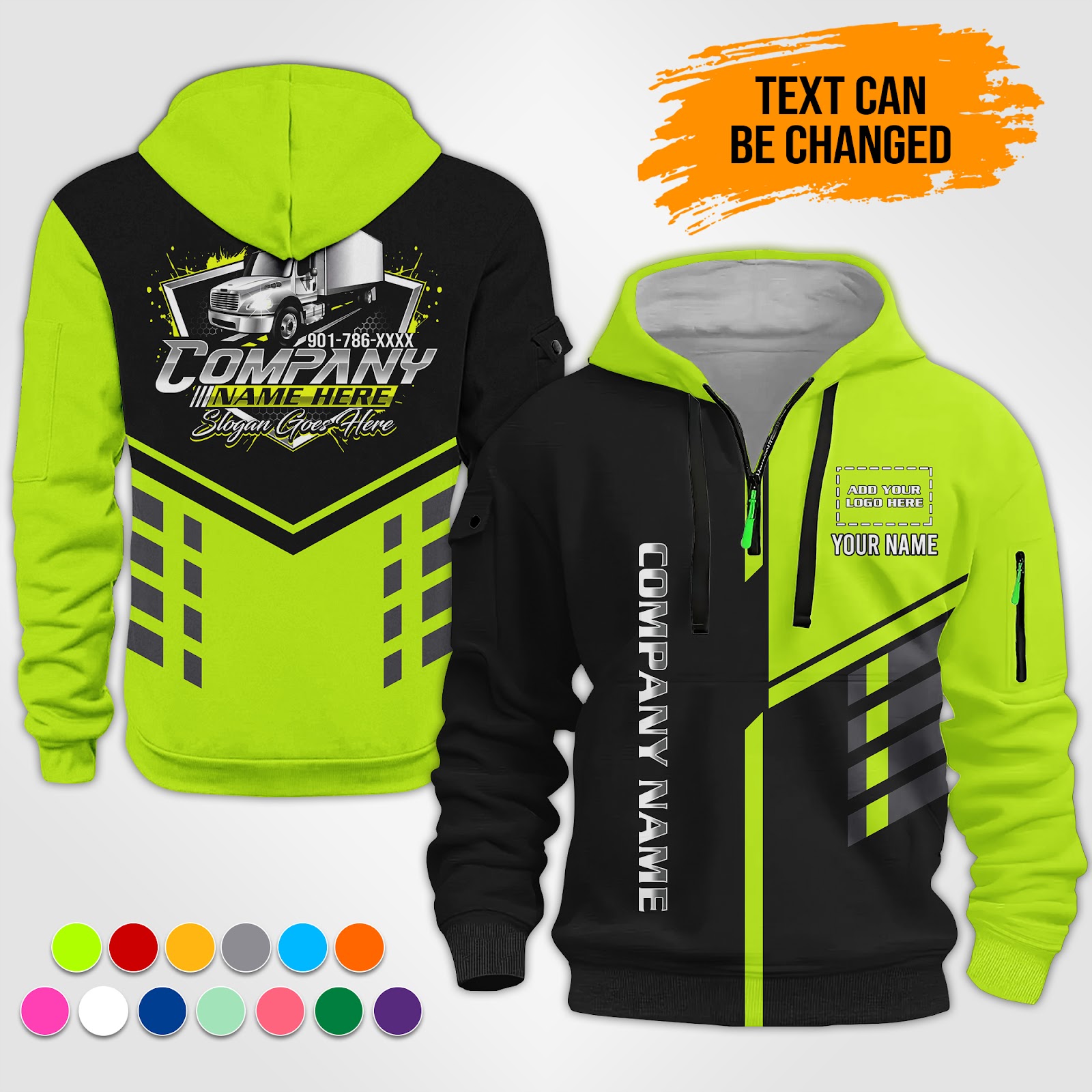 Custom Box Truck 3D Hoodie