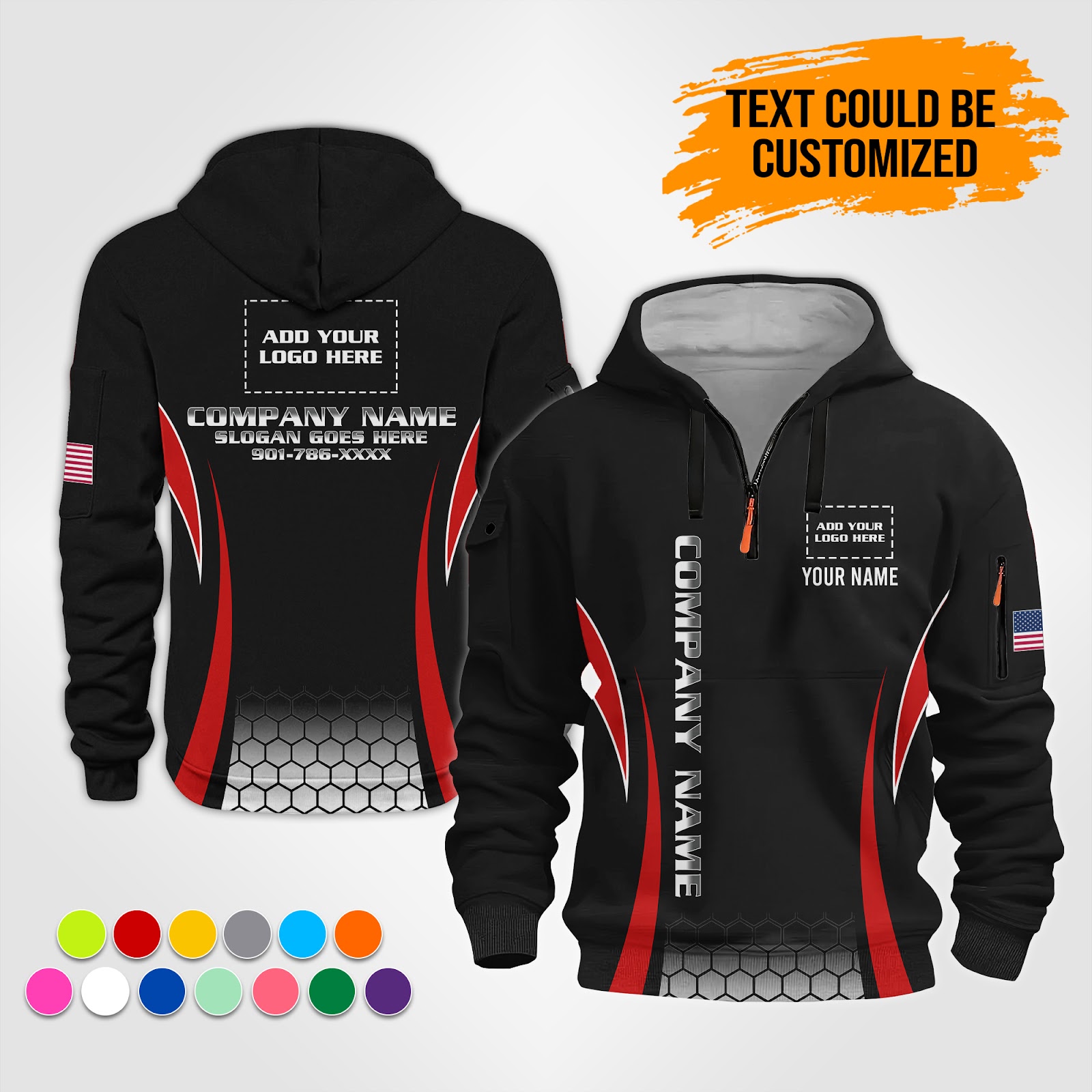 Custom Uniform 3D Hoodie - photo 2