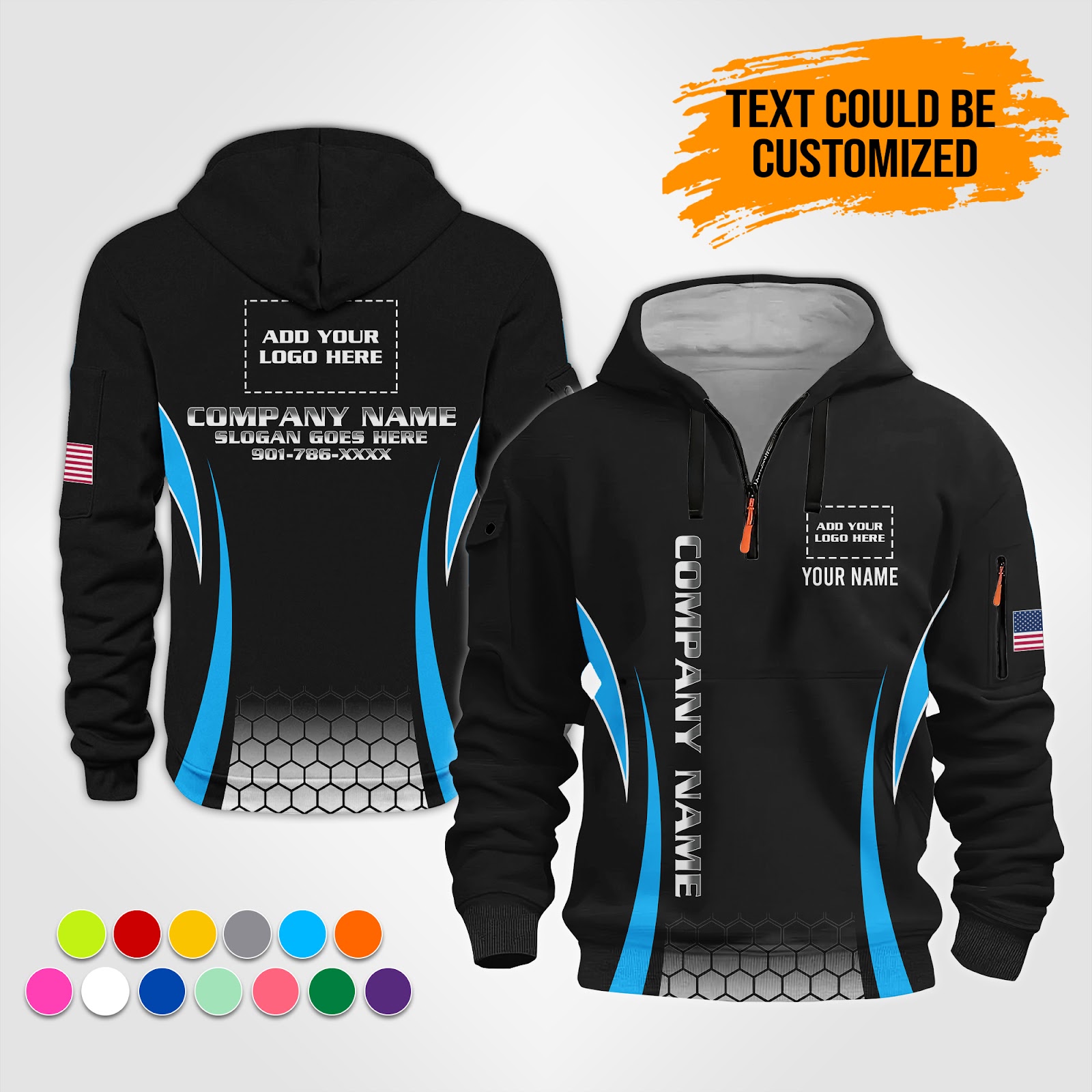 6025593-personalized-name-and-color-uniform-3d-all-over-printed-clothes-op770-5.jpg Custom Uniform 3D Hoodie - photo 5