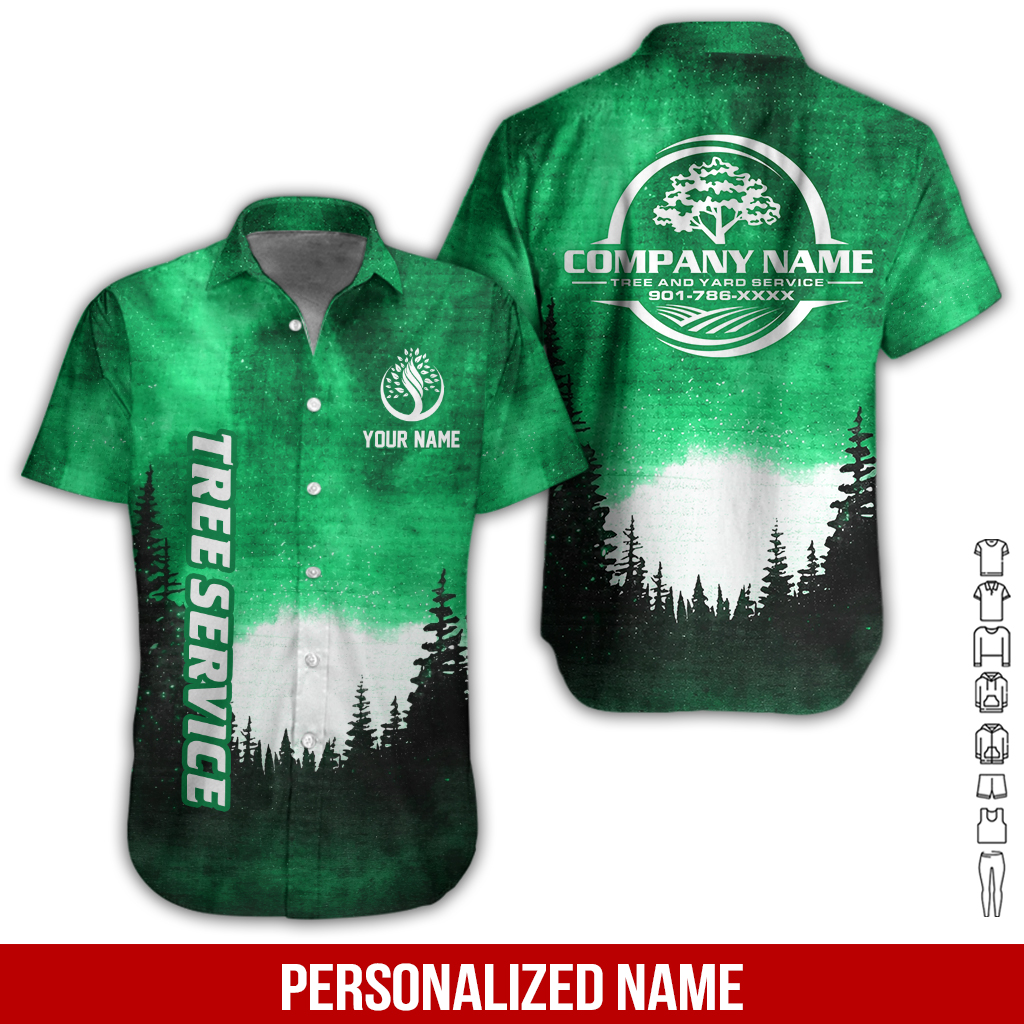 Persoanlized Name Tree Service 3D Hoodie - photo 57