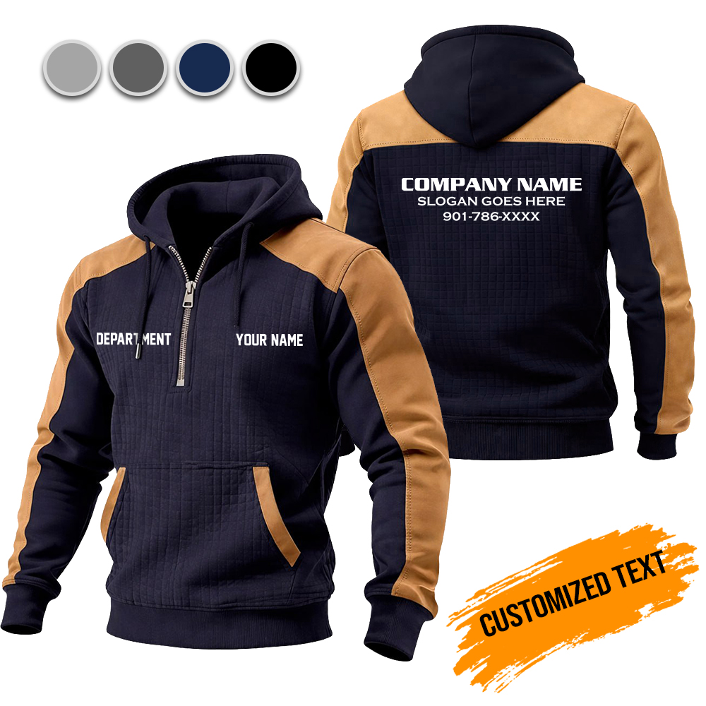Custom Text and Color Workwear Uniform Checkered