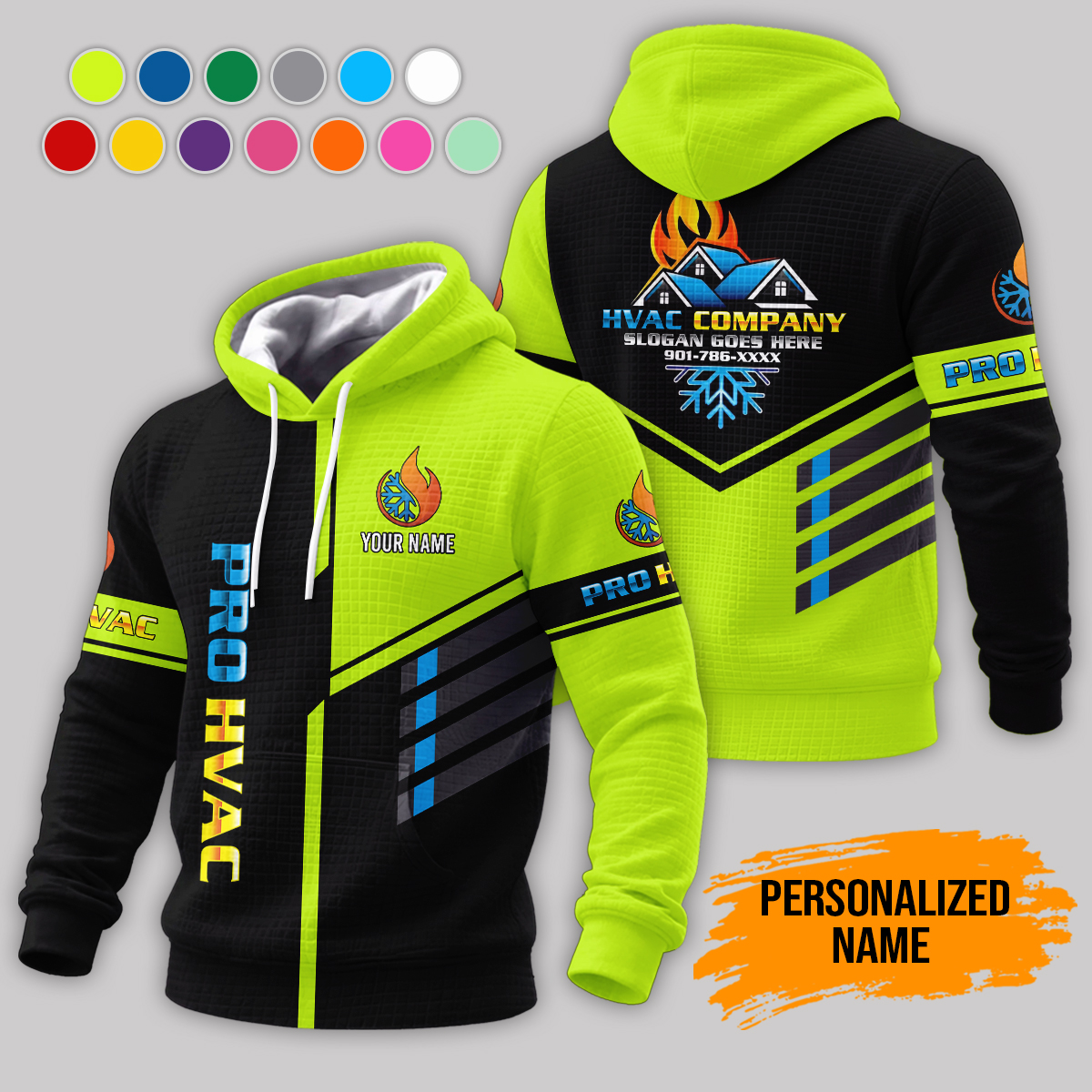 Custom HVAC 3D Printed Corn Kernels Jacket