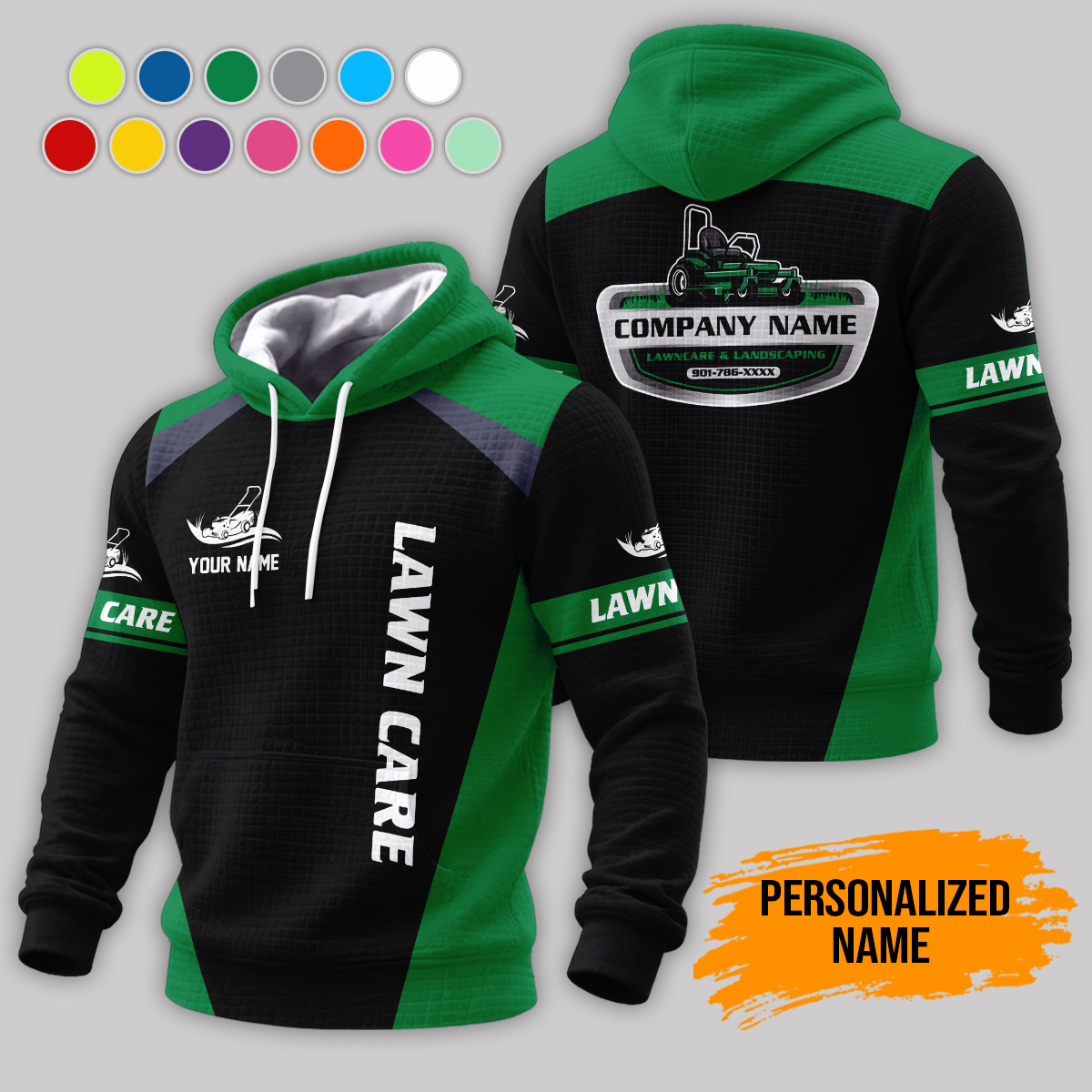 Custom Lawn Care 3D Corn Kernels Jacket - photo 12