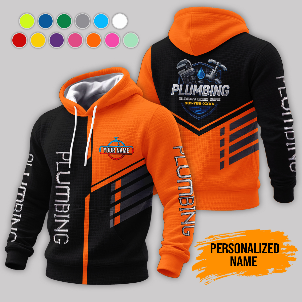 6028415-personalized-name-plumbing-3d-corn-kernels-jacket-am827-6.jpg Custom Plumbing 3D Corn Kernels Jacket - photo 6
