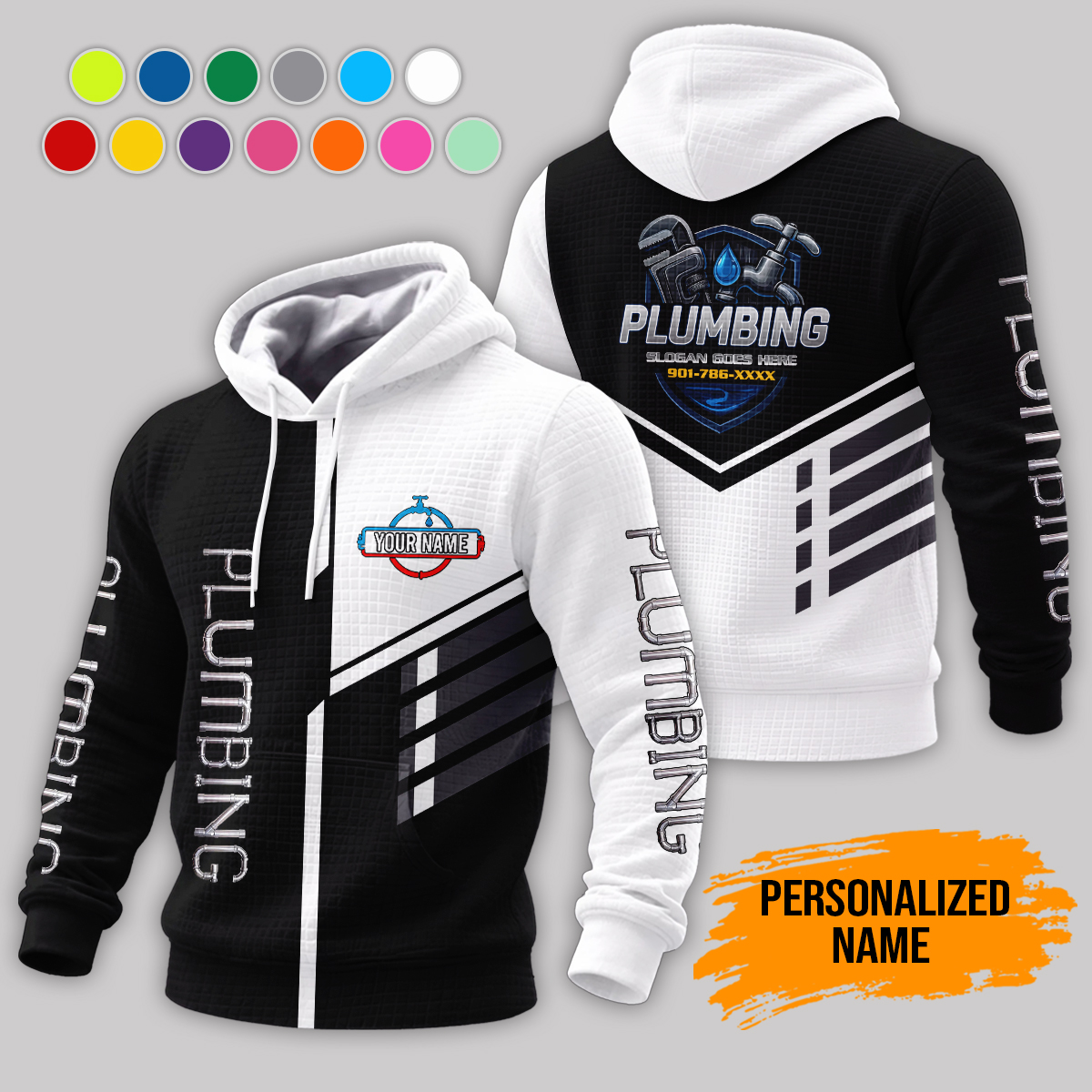 6028415-personalized-name-plumbing-3d-corn-kernels-jacket-am827-8.jpg Custom Plumbing 3D Corn Kernels Jacket - photo 8