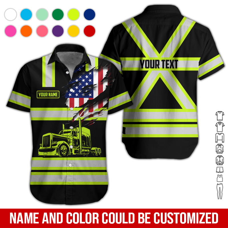 Custom Workwear Style Love Semi Truck 3D Hoodie - photo 3
