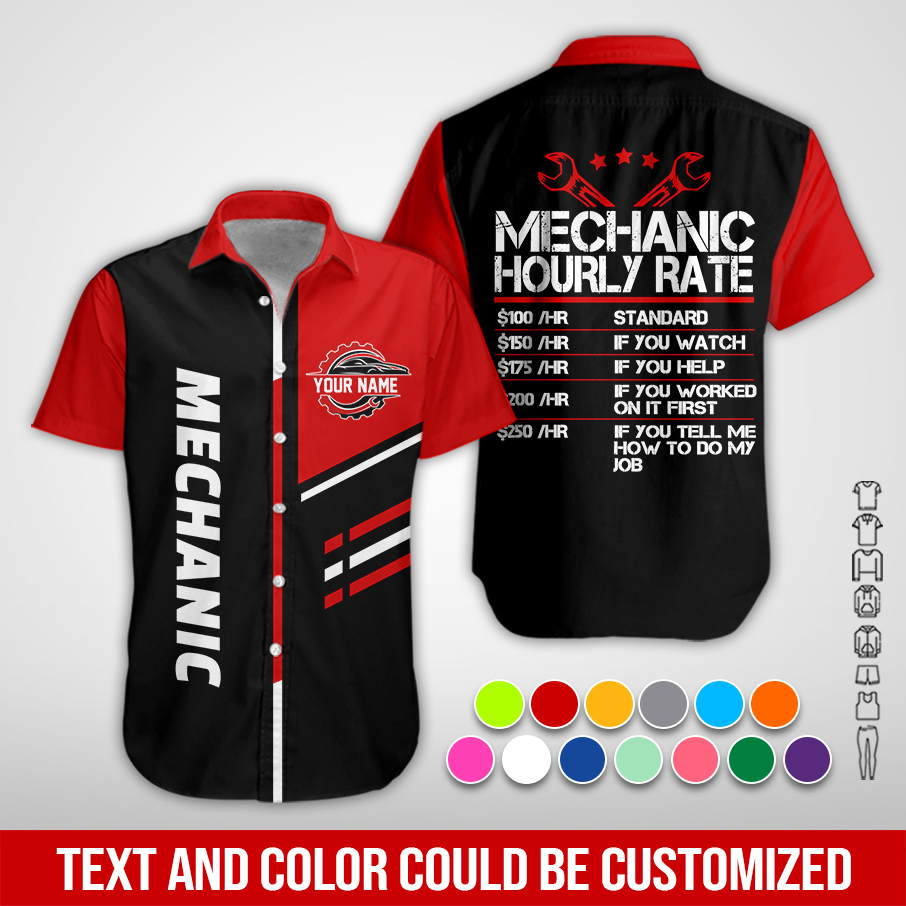 Custom Mechanic 3D Hoodie - photo 12