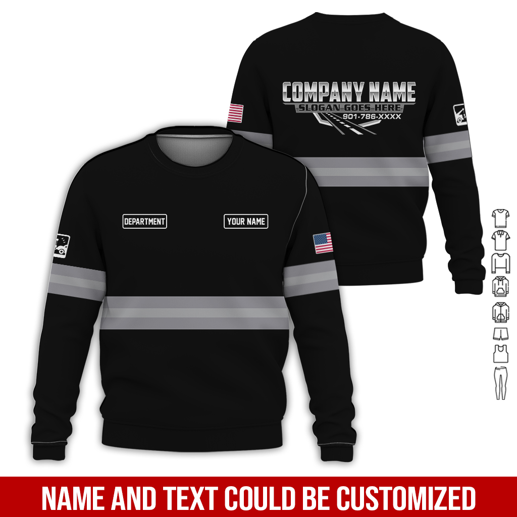 5564263-personalized-name-tow-truck-3d-all-over-printed-clothes-ct321-31.jpg Custom Tow Truck 3D Hoodie - photo 31