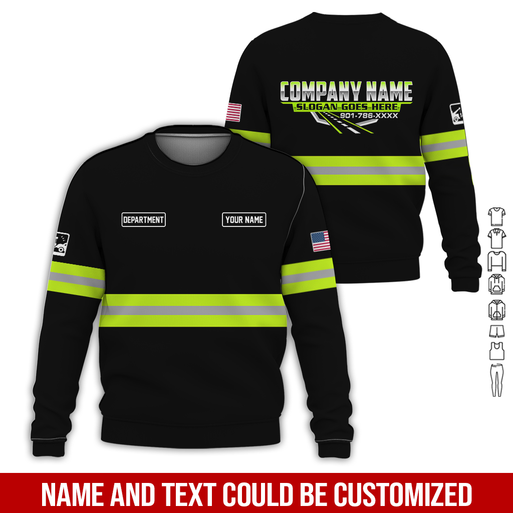 5564263-personalized-name-tow-truck-3d-all-over-printed-clothes-ct321-4.jpg Custom Tow Truck 3D Hoodie - photo 4