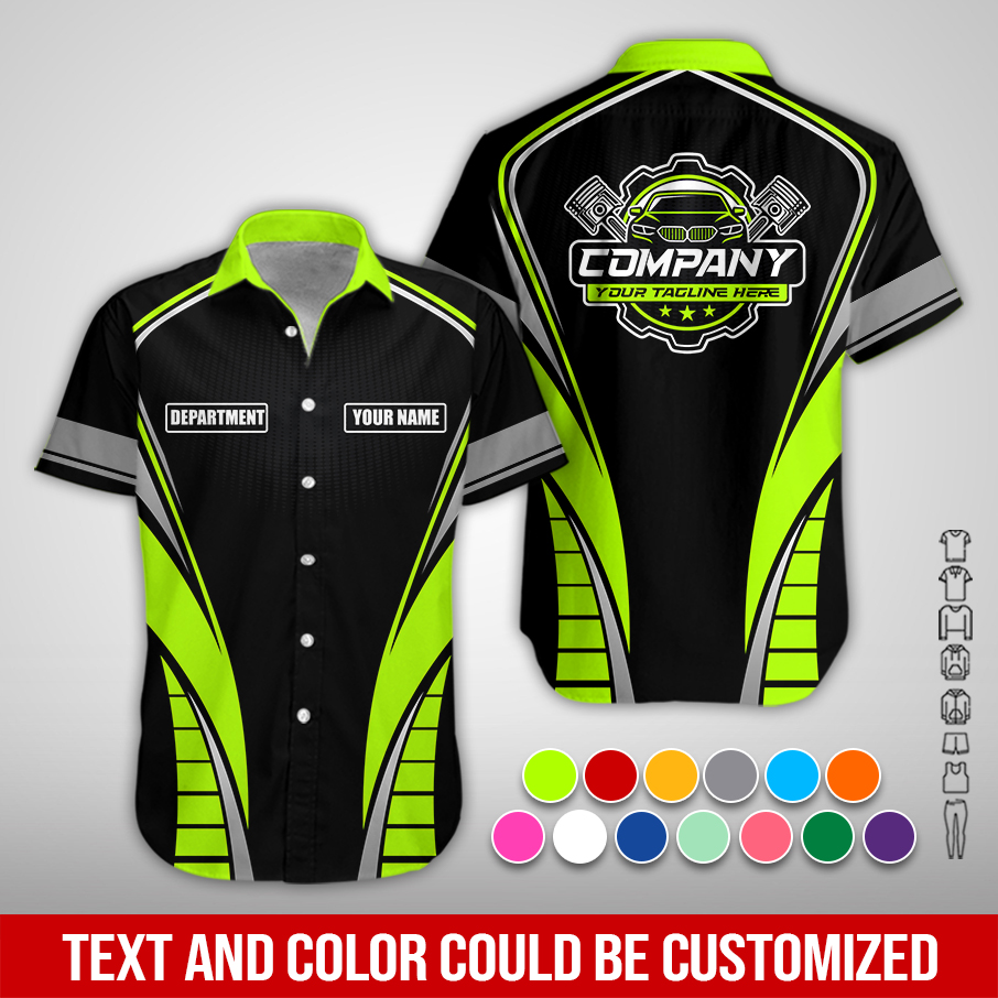 Custom Text and Logo Mechanic Uniform 3D Hoodie - photo 3