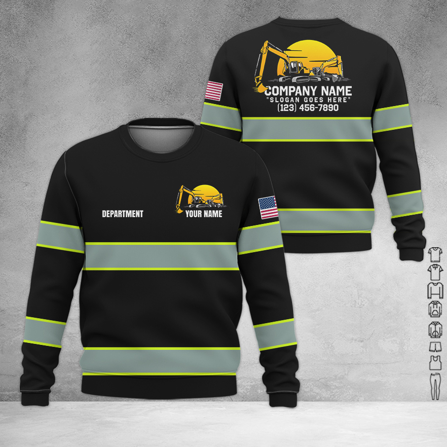 5584543-heavy-equipment-3d-all-over-printed-clothes-am274-4.jpg Heavy Equipment Operator 3D Printed Uniform - photo 4