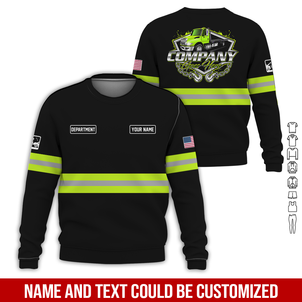 5586068-personalized-name-love-tow-truck-all-over-printed-clothes-ct352-4.jpg Custom Love Tow Truck Hoodie - photo 4
