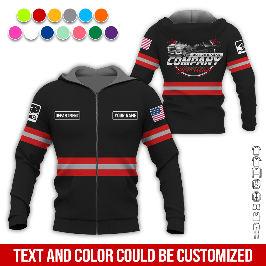 5588184-personalized-name-love-tow-truck-all-over-printed-clothes-rn806-15.jpg Custom Love Tow Truck Hoodie - photo 15