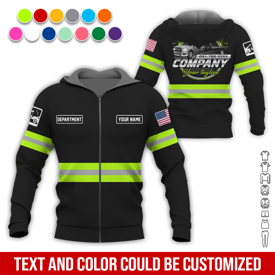 5588184-personalized-name-love-tow-truck-all-over-printed-clothes-rn806-6.jpg Custom Love Tow Truck Hoodie - photo 6