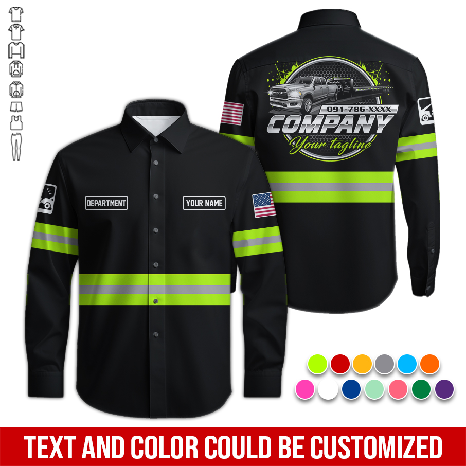 5588184-personalized-name-love-tow-truck-all-over-printed-clothes-rn806-7.jpg Custom Love Tow Truck Hoodie - photo 7