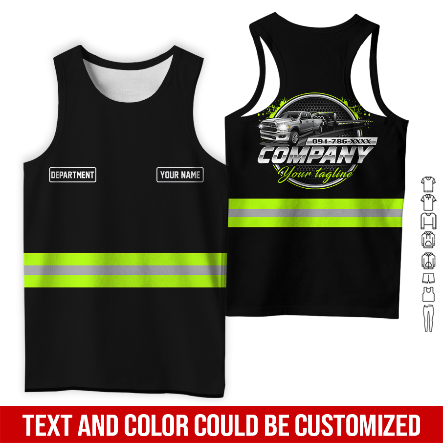 5588184-personalized-name-love-tow-truck-all-over-printed-clothes-rn806-8.jpg Custom Love Tow Truck Hoodie - photo 8