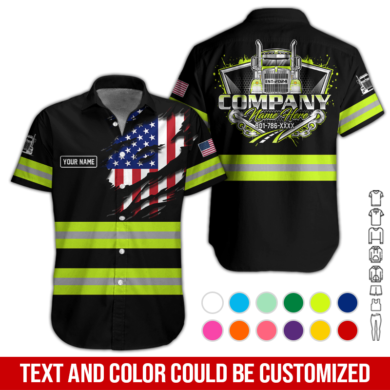 Custom Truck Driver Trucker Big Rig 18 Wheeler 3D - photo 3