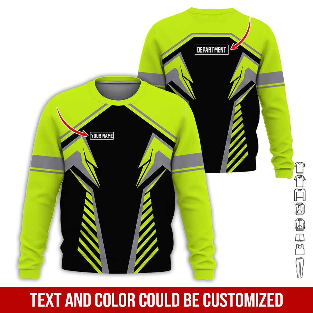 5594380-personalized-name-green-3d-all-over-printed-clothes-rn810-4.jpg Custom Workwear Style Uniform Hoodie - photo 4