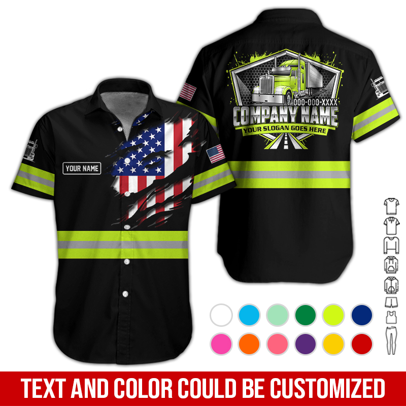Custom Truck Driver Trucker Big Rig 18 Wheeler 3D - photo 3