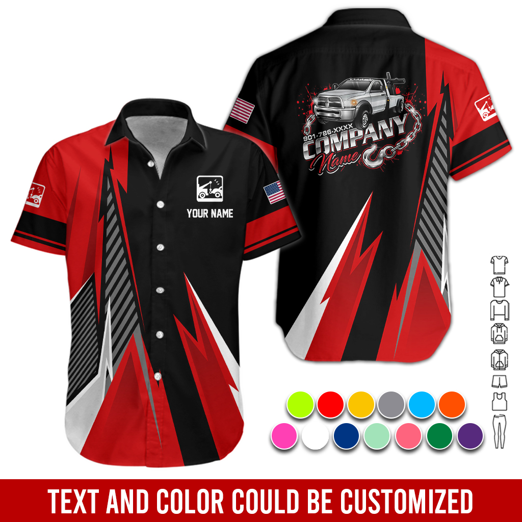 Custom Tow Truck 3D Hoodie - photo 12