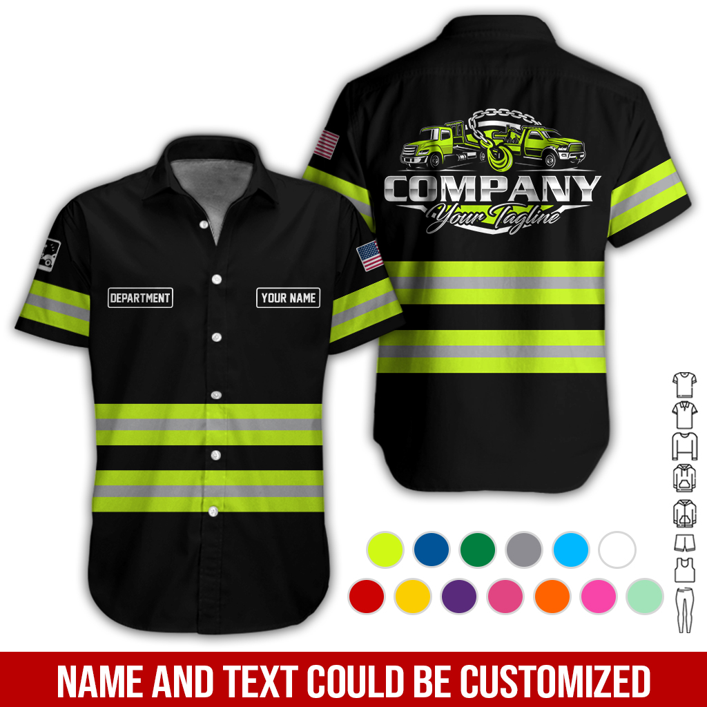 Personalized 3D Tow Truck Printed Clothes - photo 3