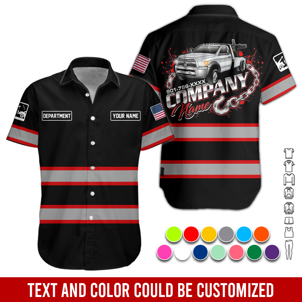Custom Tow Truck 3D Hoodie - photo 12