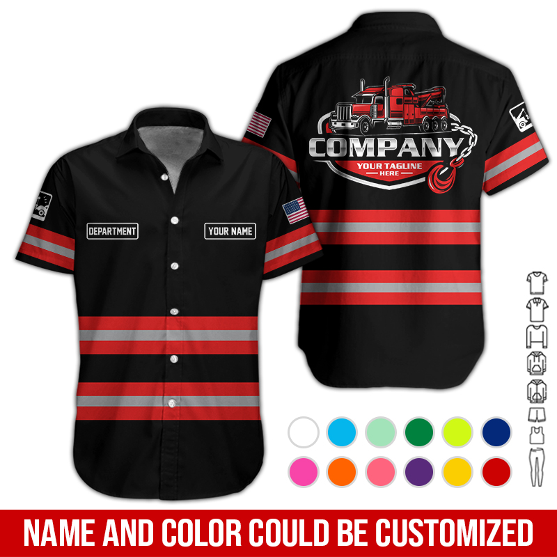 5611329-personalized-name-tow-truck-3d-all-over-printed-clothes-au611-16.jpg Custom Tow Truck 3D Hoodie - photo 16