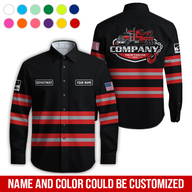 5611329-personalized-name-tow-truck-3d-all-over-printed-clothes-au611-20.jpg Custom Tow Truck 3D Hoodie - photo 20