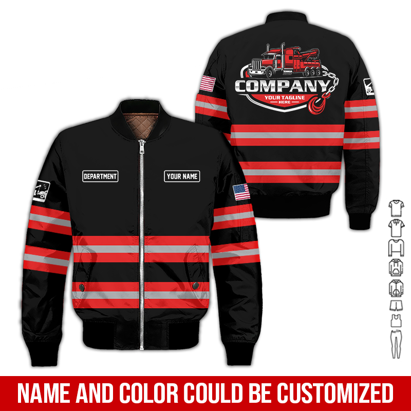 5611329-personalized-name-tow-truck-3d-all-over-printed-clothes-au611-22.jpg Custom Tow Truck 3D Hoodie - photo 22